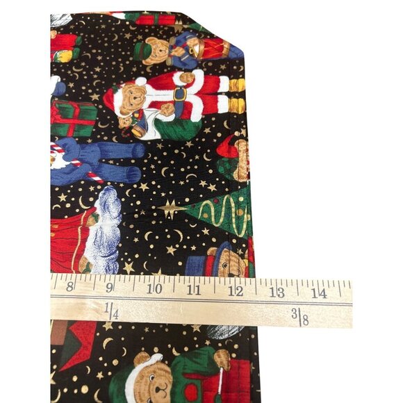 Vintage Christmas Bear Print Placemats and Napkins Set Of 4 - Picture 4 of 6